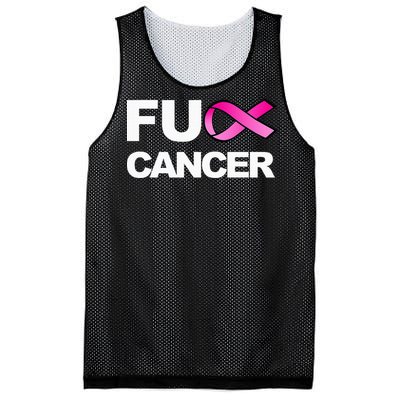 Fuck Cancer For Breast Cancer Awareness Mesh Reversible Basketball Jersey Tank