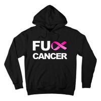 Fuck Cancer For Breast Cancer Awareness Tall Hoodie