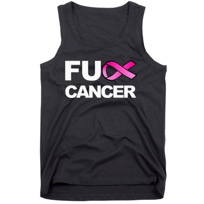 Fuck Cancer For Breast Cancer Awareness Tank Top