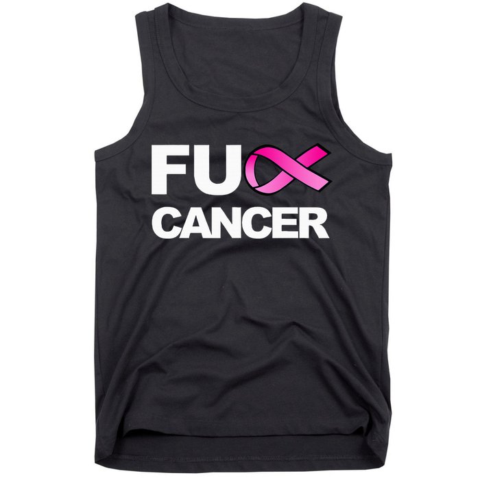 Fuck Cancer For Breast Cancer Awareness Tank Top