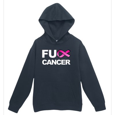 Fuck Cancer For Breast Cancer Awareness Urban Pullover Hoodie