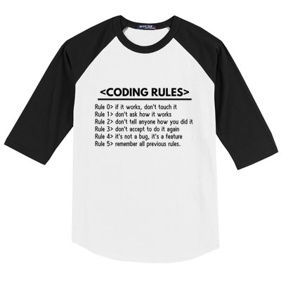 Funny Coding Baseball Sleeve Shirt