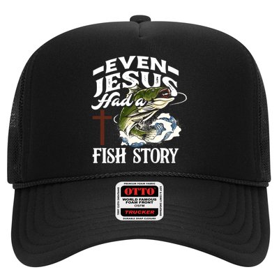 Funny Christian Fisherman Even Jesus Had A Fish Story Hat