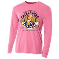 Funny Cackle Free Cream Ale Beer Pun For Trump Support Cooling Performance Long Sleeve Crew