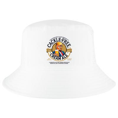 Funny Cackle Free Cream Ale Beer Pun For Trump Support Cool Comfort Performance Bucket Hat