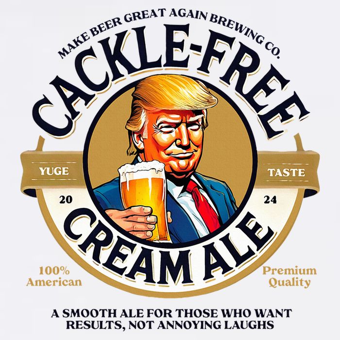 Funny Cackle Free Cream Ale Beer Pun For Trump Support Cooling Performance Crew T-Shirt