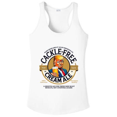 Funny Cackle Free Cream Ale Beer Pun For Trump Support Ladies PosiCharge Competitor Racerback Tank