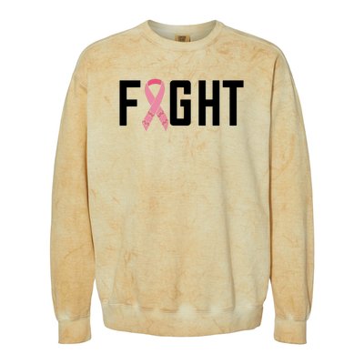 Fight Cancer Colorblast Crewneck Sweatshirt