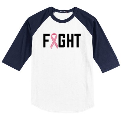 Fight Cancer Baseball Sleeve Shirt