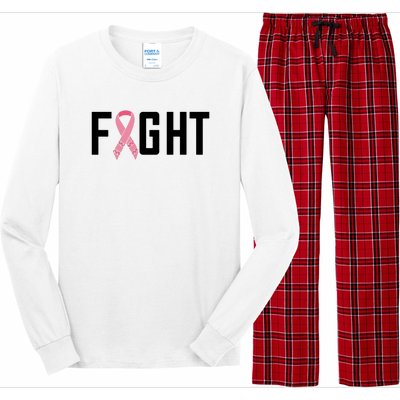 Fight Cancer Long Sleeve Pajama Set