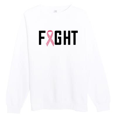 Fight Cancer Premium Crewneck Sweatshirt