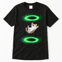 Funny Cat Falls Through Portal For Kitten And Cats Lovers Tall T-Shirt