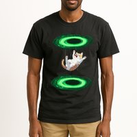 Funny Cat Falls Through Portal For Kitten And Cats Lovers Tall T-Shirt