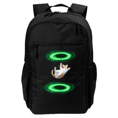 Funny Cat Falls Through Portal For Kitten And Cats Lovers Backpack