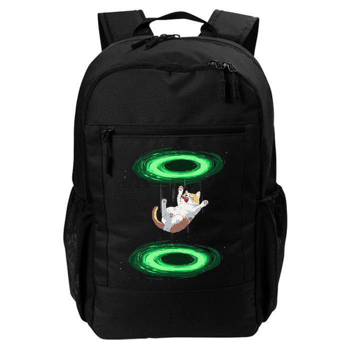 Funny Cat Falls Through Portal For Kitten And Cats Lovers Backpack