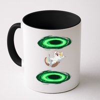 Funny Cat Falls Through Portal For Kitten And Cats Lovers Mug