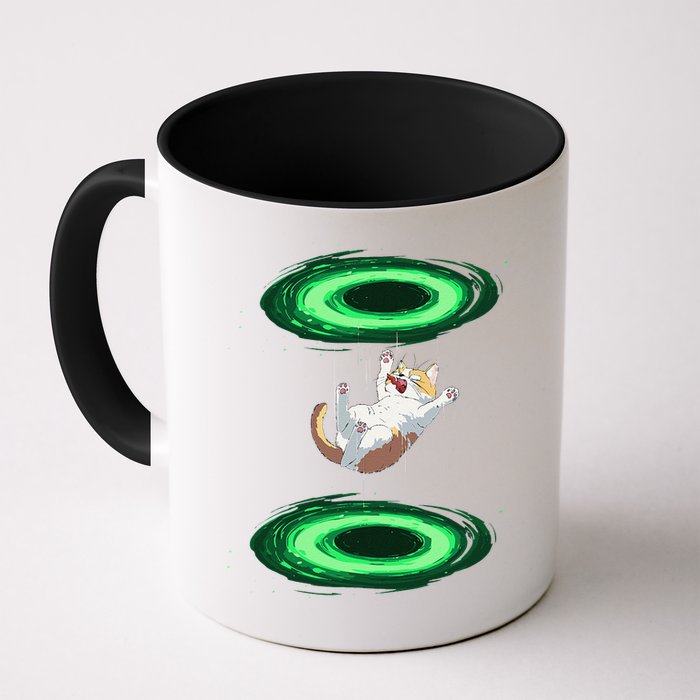 Funny Cat Falls Through Portal For Kitten And Cats Lovers Mug