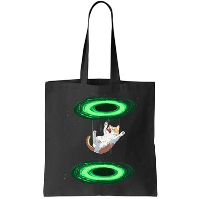 Funny Cat Falls Through Portal For Kitten And Cats Lovers Bag