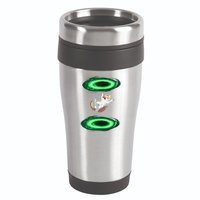 Funny Cat Falls Through Portal For Kitten And Cats Lovers 16oz Travel Tumbler