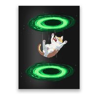 Funny Cat Falls Through Portal For Kitten And Cats Lovers Poster