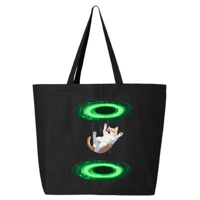 Funny Cat Falls Through Portal For Kitten And Cats Lovers 25L Jumbo Tote