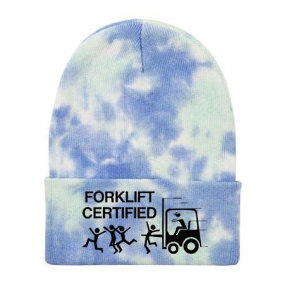 Forklift Certified Tie Dye 12in Knit Beanie