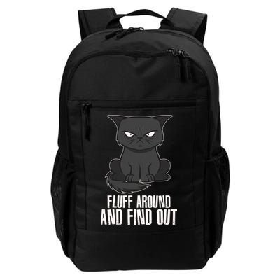 Funny Cat Fluff Around And Find Out Daily Commute Backpack