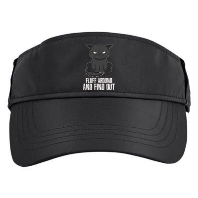 Funny Cat Fluff Around And Find Out Adult Drive Performance Visor