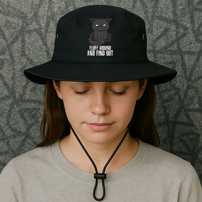 Funny Cat Fluff Around And Find Out Bucket Hat