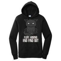 Funny Cat Fluff Around And Find Out Women's Pullover Hoodie