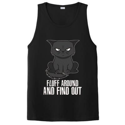 Funny Cat Fluff Around And Find Out PosiCharge Competitor Tank
