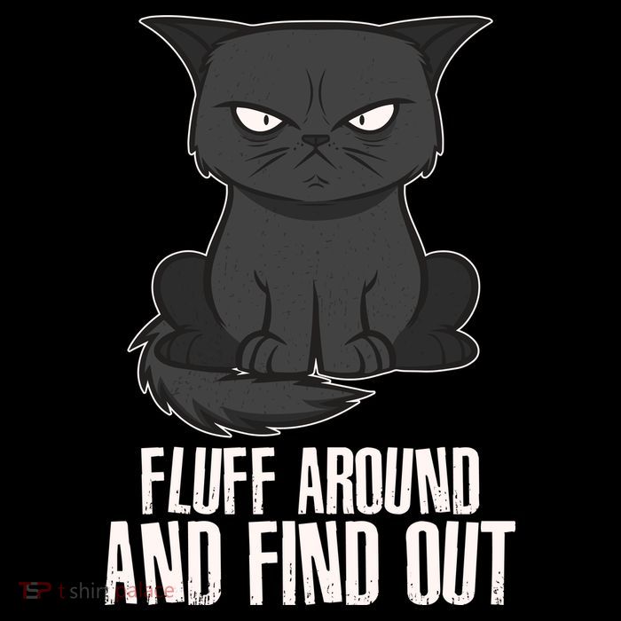 Funny Cat Fluff Around And Find Out PosiCharge Competitor Tank