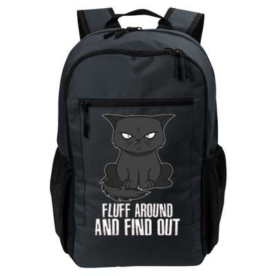 Funny Cat Fluff Around And Find Out Daily Commute Backpack