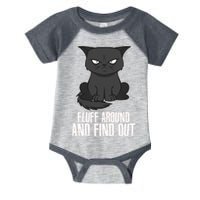 Funny Cat Fluff Around And Find Out Infant Baby Jersey Bodysuit