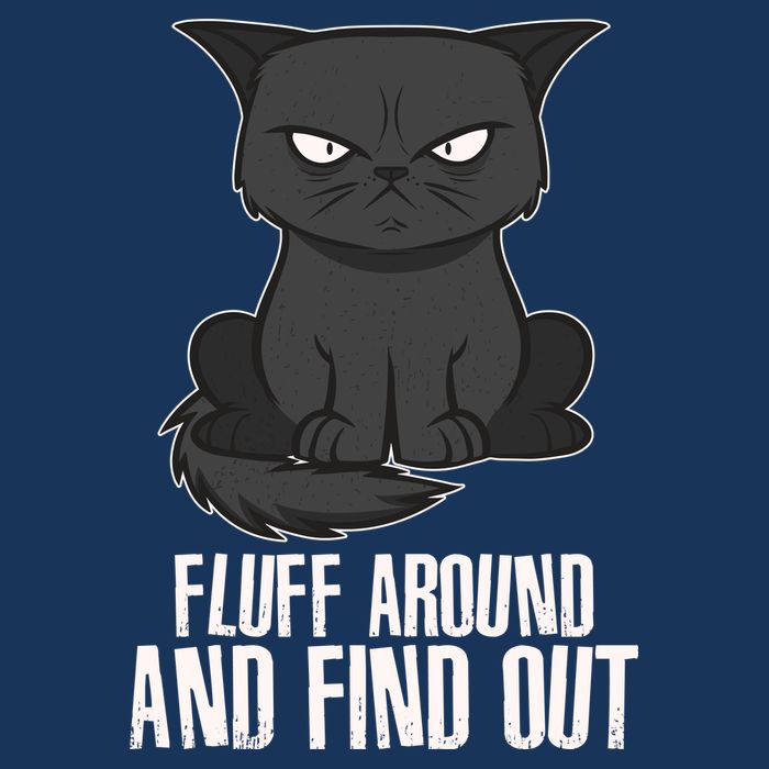 Funny Cat Fluff Around And Find Out Infant Baby Jersey Bodysuit