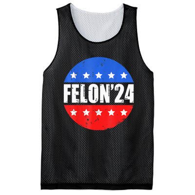 Felon24 Convicted Felon Pro Trump 2024 Mesh Reversible Basketball Jersey Tank