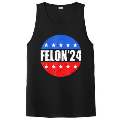 Felon24 Convicted Felon Pro Trump 2024 PosiCharge Competitor Tank