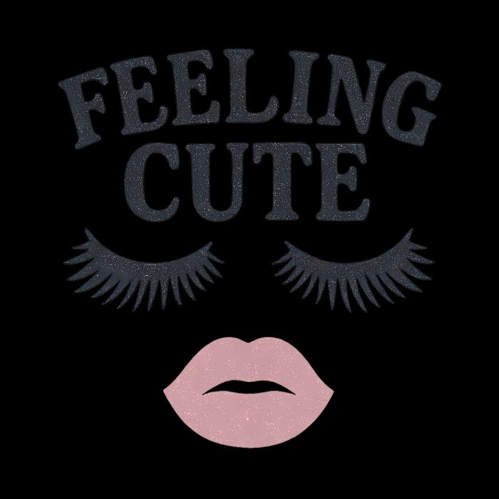 Feeling Cute Drawstring Bag