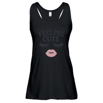 Feeling Cute Ladies Essential Flowy Tank