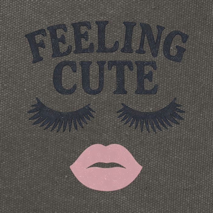 Feeling Cute Cotton Canvas Backpack