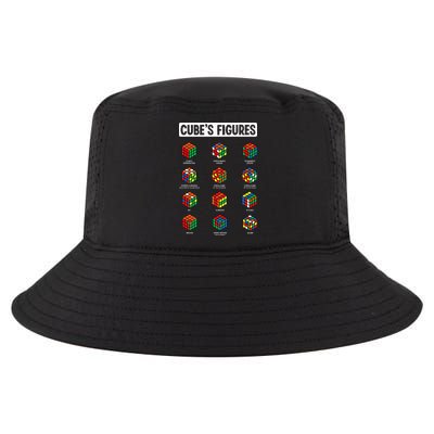 Funny Cube's Figures Rubik Speed Cubing Player Cool Comfort Performance Bucket Hat