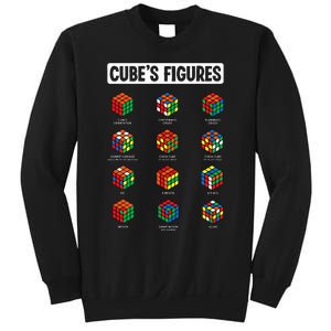 Funny Cube's Figures Rubik Speed Cubing Player Sweatshirt