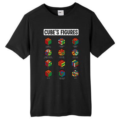 Funny Cube's Figures Rubik Speed Cubing Player Tall Fusion ChromaSoft Performance T-Shirt