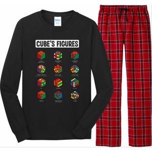 Funny Cube's Figures Rubik Speed Cubing Player Long Sleeve Pajama Set