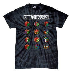 Funny Cube's Figures Rubik Speed Cubing Player Tie-Dye T-Shirt