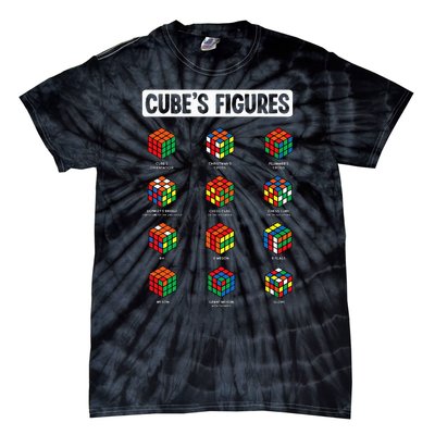 Funny Cube's Figures Rubik Speed Cubing Player Tie-Dye T-Shirt