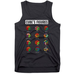 Funny Cube's Figures Rubik Speed Cubing Player Tank Top