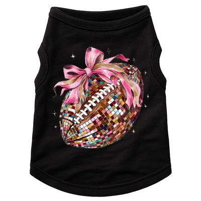 Football Coquette Football Lover Game Day Season Doggie Tank