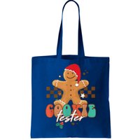 Funny Christmas Family Xmas Retro Cookie Tester Gingerbread Tote Bag