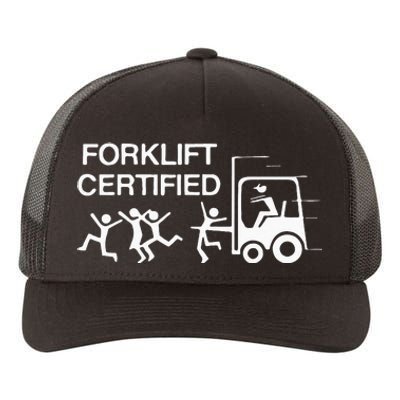 Forklift Certified Yupoong Adult 5-Panel Trucker Hat